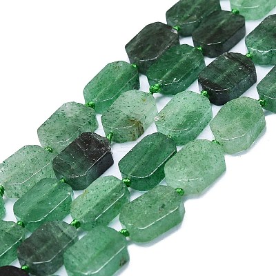 Natural Green Strawberry Quartz Beads Strands G-K245-J03-D01-1