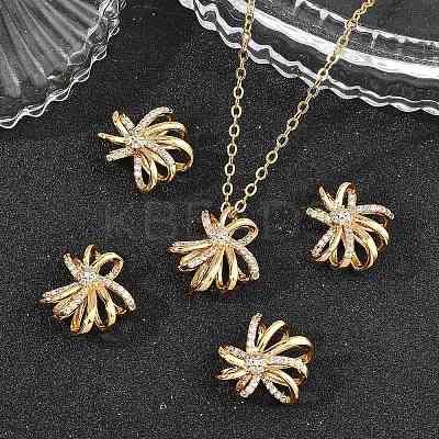 SHEGRACE Valentine's Day Brass Clear Cubic Zirconia Pendants XGRQ3P837-573G-1