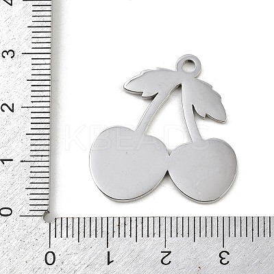 304 Stainless Steel Pendants STAS-I338-04P-1