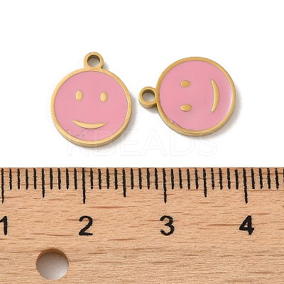 Ion Plating(IP) 316L Surgical Stainless Steel Charms STAS-D035-04B-G-1