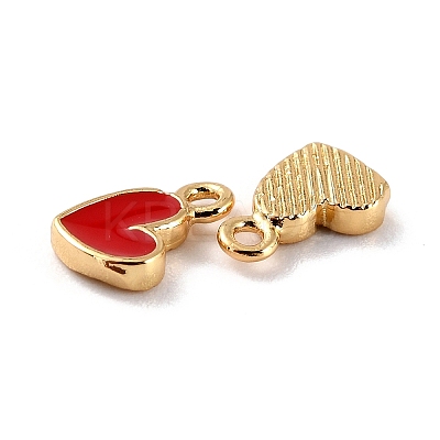 10Pcs Brass Enamel Pendants KK-SZ0005-64-1