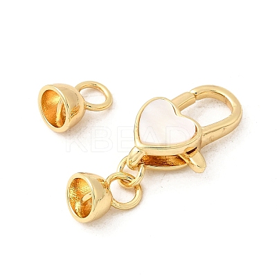 Brass Lobster Claw Clasps KK-U059-52G-02-1