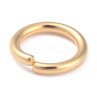 Rack Plating Brass Open Jump Rings X-KK-O139-18G-G-1