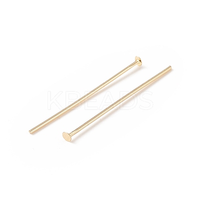 Brass Flat Head Pins X-KK-WH0058-03B-G02-1