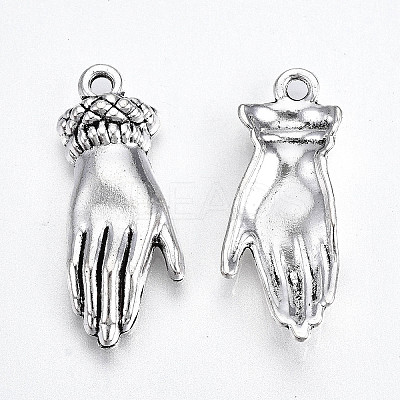Tibetan Style Alloy Pendants LS-X-TIBE-S323-037AS-RS-1