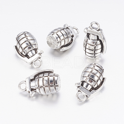 Tibetan Style Zinc Alloy Pendants TIBEP-R334-165AS-RS-1