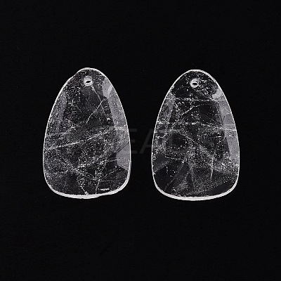 Natural Quartz Crystal Pendants G-Q601-38K-1