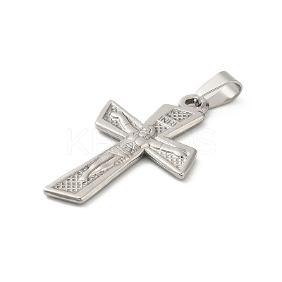 304 Stainless Steel Pendants STAS-P400-11C-P-1