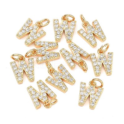 SHEGRACE Brass Micro Pave Clear Cubic Zirconia Pendants XGRQ29692-394G-W-1