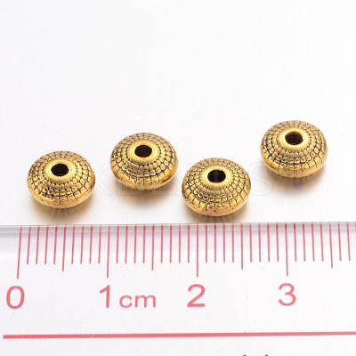 Tibetan Style Alloy Spacer Beads GLF0391Y-1