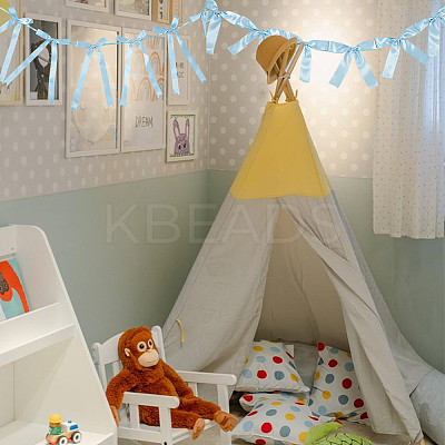 2 Styles Cloth Bowknot Banners AJEW-SP0002-70D-1