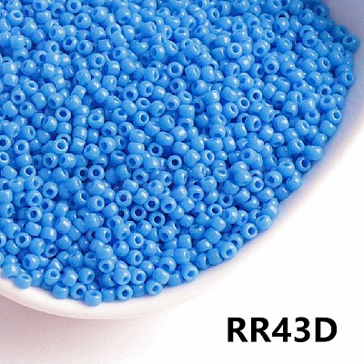 Opaque 11/0 Glass Seed Beads SEED-I013-2mm-RR43D-1