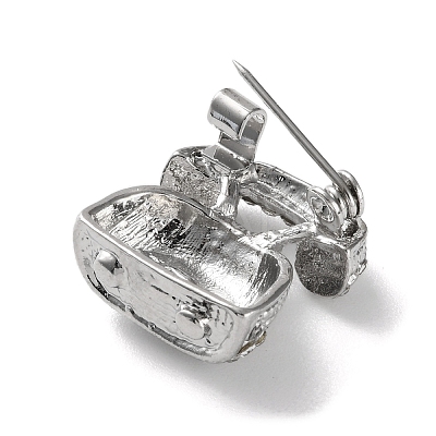 Fashion Platinum Zinc Alloy Enamel Pins JEWB-D068-01P-06-1