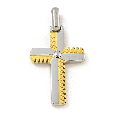 Ion Plating(IP) 304 Stainless Steel Pendants STAS-F307-12G-1