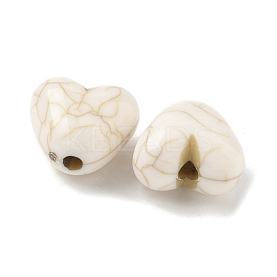 Synthetic Howlite Beads G-V001-001F-1