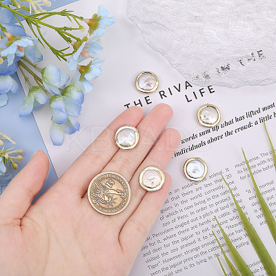 5Pcs Natural Baroque Pearl Keshi Pearl Beads PEAR-CA0001-16-1