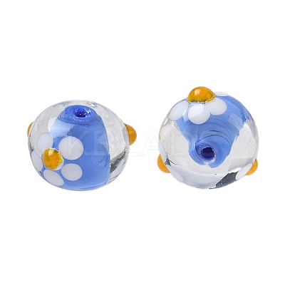 Handmade Lampwork Enamel Beads LAMP-Z020-04B-1