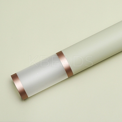 20 Sheets Gold Edge Waterproof Opp Plastic Gift Wrapping Paper PAAG-PW0001-020H-1