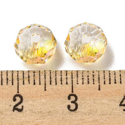 Electroplate Glass Beads EGLA-Z004-01B-10-1