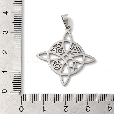Non-Tarnish 304 Stainless Steel Pendants STAS-U010-16P-1