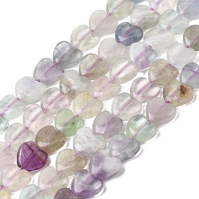 Natural Colorful Fluorite Beads Strands G-P575-C20-6mm-1