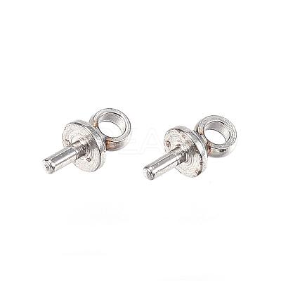 Tarnish Resistant 304 Stainless Steel Peg Bails Pendants STAS-D448-086P-1