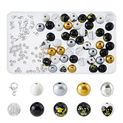 Senior Year Theme Jewelry Finding Kit DIY-DC0002-40-1