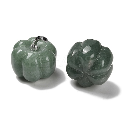Natural Green Aventurine Bell Pepper Figurines G-Q190-02P-03-1