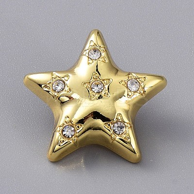 Alloy Shank Buttons FIND-WH0290-47G-1