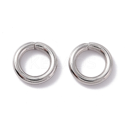 Non-Tarnish 304 Stainless Steel Open Jump Rings X-STAS-C040-01E-P-1