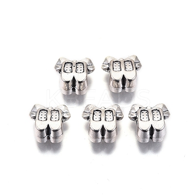 Tibetan Style Alloy Beads TIBE-S314-99AS-RS-1