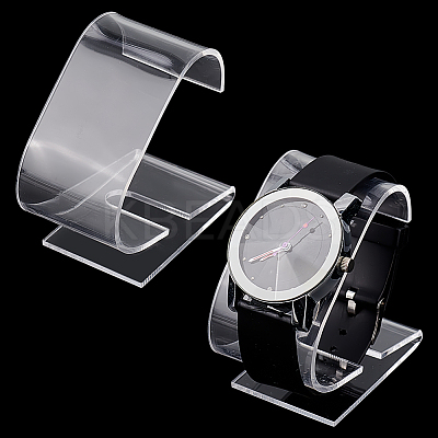 Acrylic Watch Display Stands LS-ODIS-WH0086-130-1