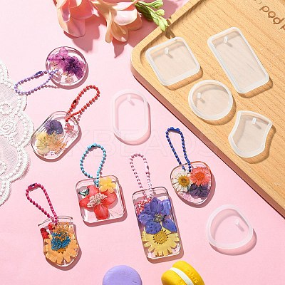 6Pcs 6 Styles DIY Silicone Molds DIY-YW0007-63-1