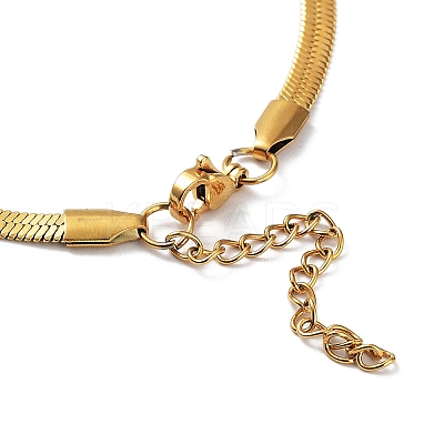 304 Stainless Steel Herringbone Chain Necklaces LS-NJEW-P282-07G-1