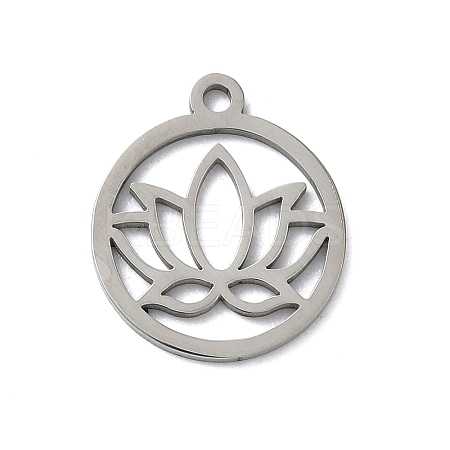 201 Stainless Steel Pendants STAS-I359-04P-1