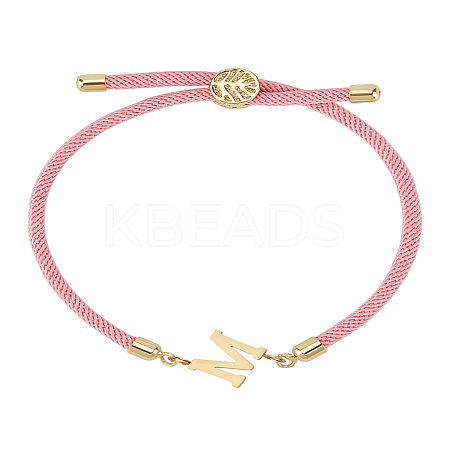 1Pc Adjustable Nylon Cord Slider Bracelets for Women BJEW-LP0001-32M-03-1