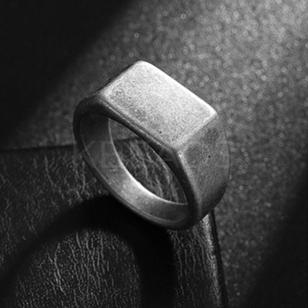 304 Stainless Steel Finger Rings WGDF4AB-19-1