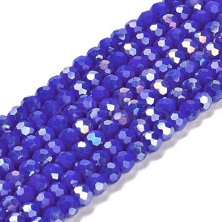 Opaque Glass Beads Stands EGLA-A035-P4mm-B07-1