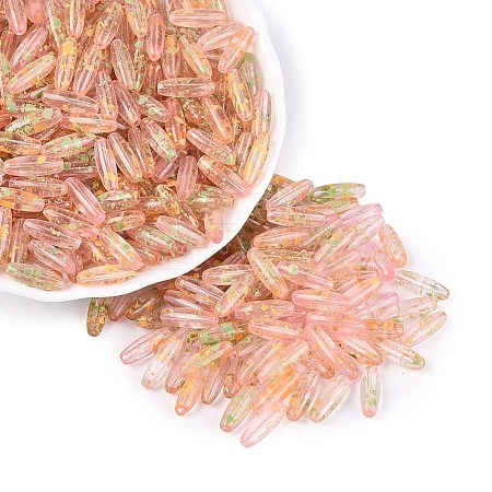 Picasso Transparent Glass Seed Beads SEED-N012-11B-1