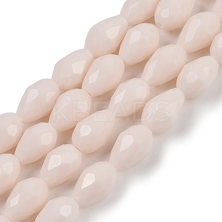 Opaque Solid Color Imitation Jade Beads Strands EGLA-N013-P4mm-D08-1