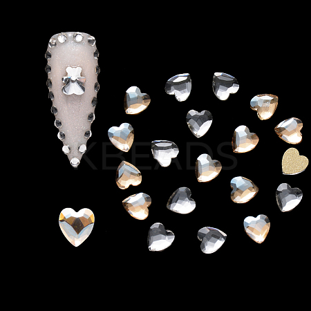 Flat Back Glass Rhinestone Cabochons MRMJ-Q072-31-1
