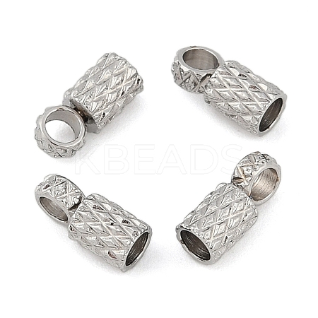 Tarnish Resistant 304 Stainless Steel Cord Ends STAS-Z084-07P-02-1