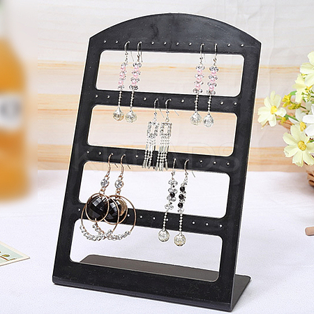 Plastic Earring Display Stand LS-EDIS-WH0005-23A-1