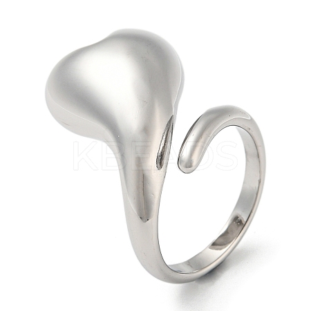 Non-Tarnish 304 Stainless Steel Cuff Rings RJEW-P096-01P-1