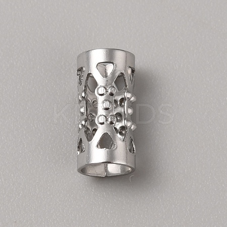 Stainless Steel Hollow Tube Beads STAS-WH0017-043P-1