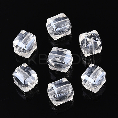 Transparent Acrylic Beads TACR-T028-60B-1