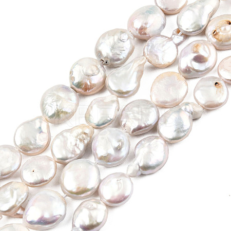 Natural Keshi Pearl Beads Strands LS-PEAR-S018-02H-1