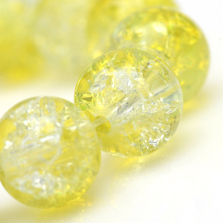 Baking Paint Crackle Glass Beads Strands X-CCG-S001-6mm-04-1
