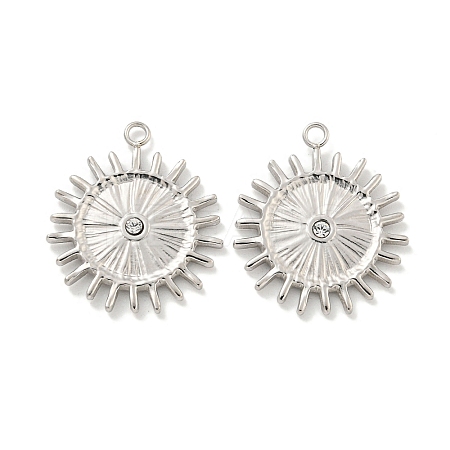 304 Stainless Steel Pendants STAS-L278-014P-1