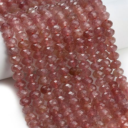 Natural Strawberry Quartz Beads Strands G-C280-A18-02-1